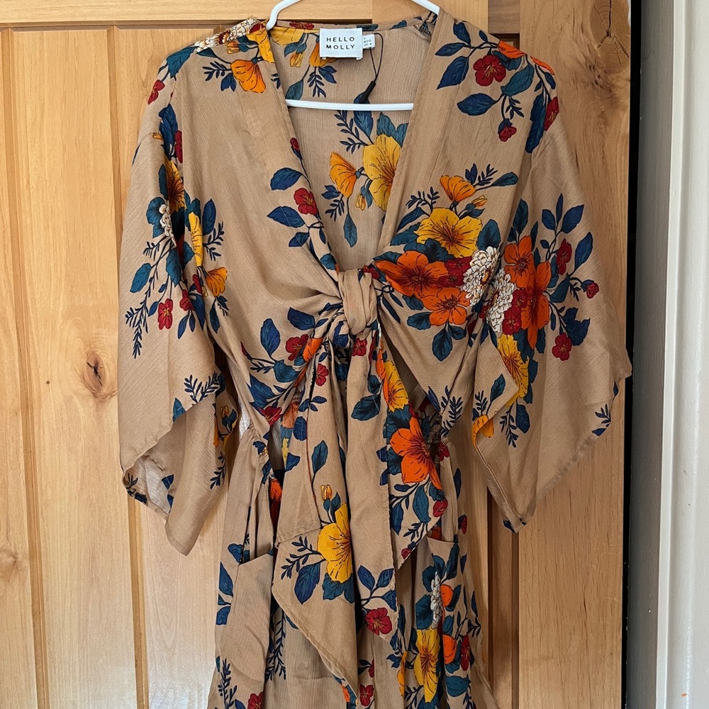 Resistance is Useless Romper Mocha Floral